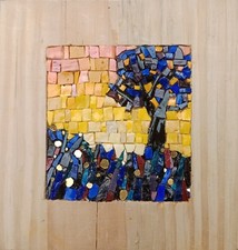 Mosaïque en émaux et ors de