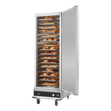 VEVOR Armoire Chauffante Étuve Traiteur À 16 Niveaux Porte Simple Pour Cantine