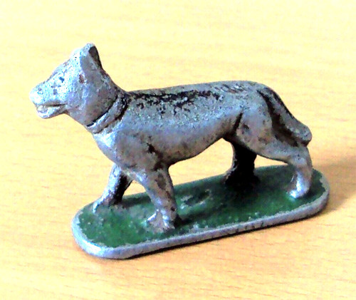 Chien aluminium vintage - chien,