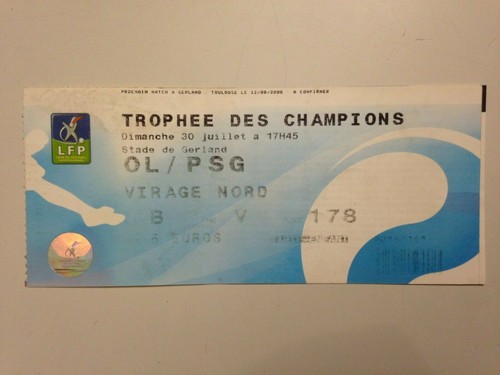 Ticket match trophee - ticket, des