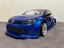 Coque Tamiya 1/10 Volkswagen Golf VI GTI RC carrosserie seule pour voiture dé...