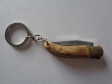 PORTE CLE MINI COUTEAU LAGUIOLE MANCHE BOIS