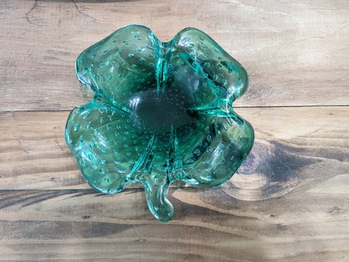 Murano art glass - murano, green