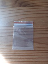 Lot De 100  Sachet Plastique Fermeture ZIP Pochon Pochette Taille 6x9 Cm