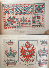 BRODERIE- ALPHABET DE LA BRODEUSE - Lettres, Chiffres, Monogrammes, Ornements