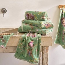 Set 1+1 serviette et invité PIP STUDIO Secret Garden vert