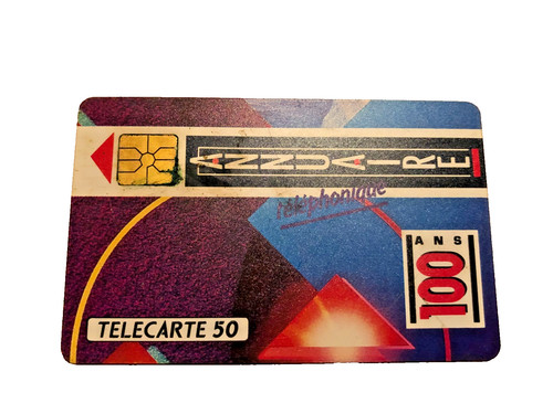 Carte telephonique 100 - carte, ans