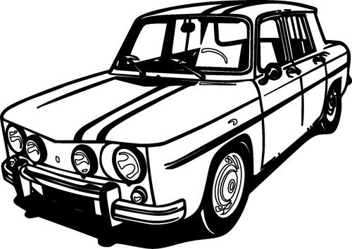 Sticker autocollant renault - sticker,