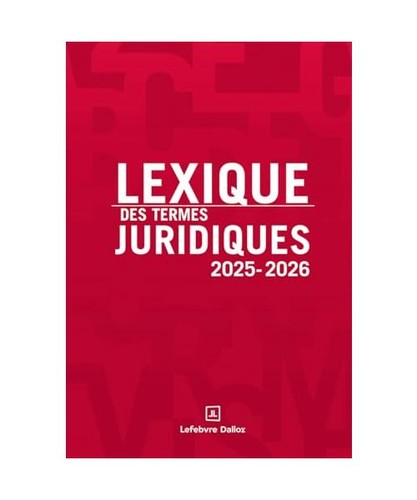 Lexique des termes juridiques