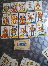 ANCIEN JEU D' ALUETTE OU JEU DE LA VACHE  B.P GRIMAUD COMPLET 48 CARTES & BOITE