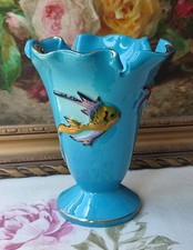 ANCIEN VASE MONAZUR C4 BLEU