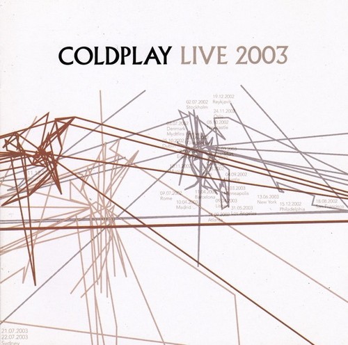 Coldplay live 2003 cd - coldplay,