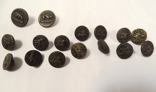 Petits boutons chasse - boutons,