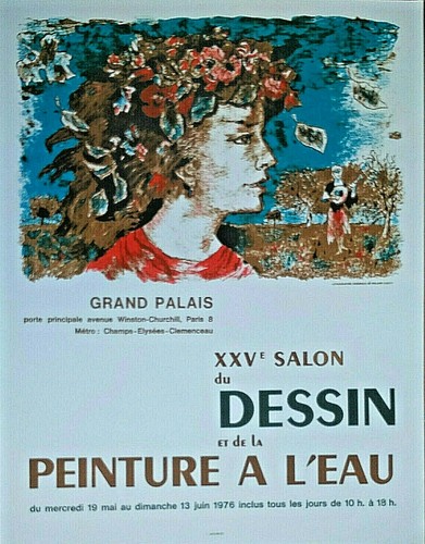 Affiche litho originale roland - affiche,