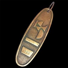 ANCIEN Grand PORTE CLES Porte