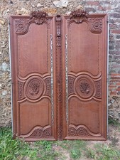 Ancienne paire portes - ancienne, de