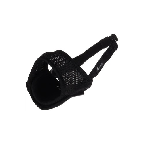 Muselière noir nylon doux - noir, en