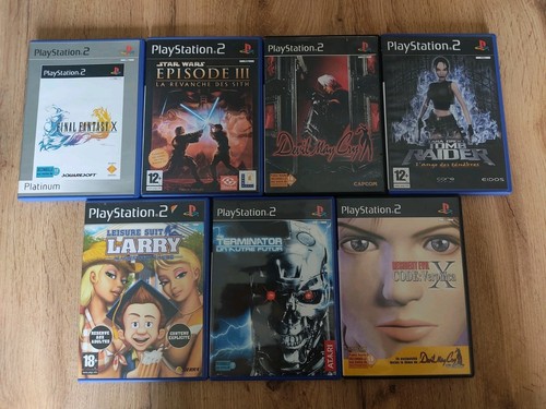 Lot jeux ps2 complets - lot,