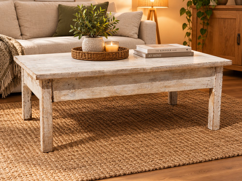 Table basse ferme chêne