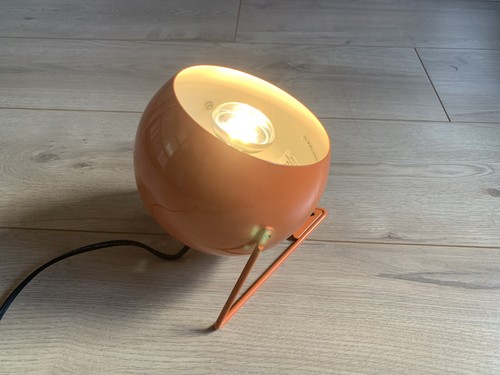 Lampe eyeball orange - lampe, vintage
