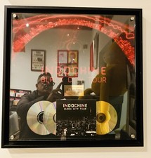 INDOCHINE DISQUE D’OR Officiel Black City Tour Nicola SIRKIS Certifié SNEP
