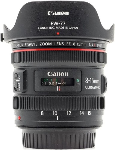 Canon 15mm 4l fisheye - 8-15mm, f/4l