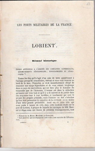 Lorient les ports militaires - ports,