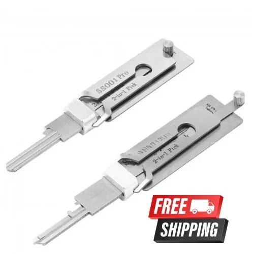 Stainless steel key - 2-in-1,