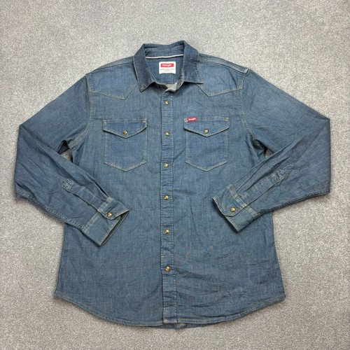 Chemise jean wrangler - chemise,