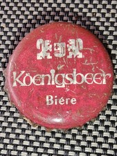 ancienne capsule de bière KOENINGSBEER • BRASSERIE EXCELSIOR Kronkorken