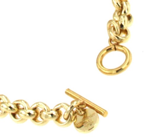 Jaseron bracelet plaqué - plaqué, or