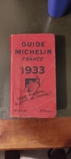 GUIDE (ROUGE) MICHELIN FRANCE-1933
