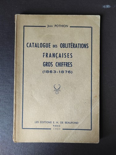Catalogue des oblitérations