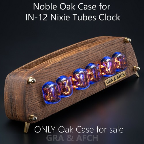 Noble oak case - for, nixie