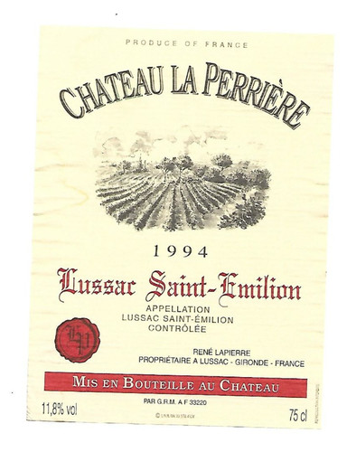 Etiquette vin lussac - etiquette,