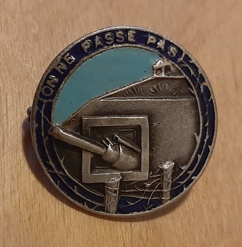 Ww2 insigne émaillé argenté - insigne,