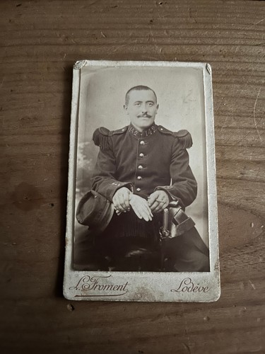 Photo ancienne cdv - photo, militaire