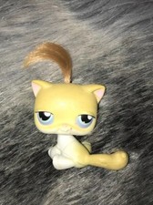 LPS PETSHOP # 42 chat EUROPEEN jaune meche EUROPEAN cat kitty hasbro pet shop