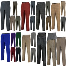 Hommes Tweed Pantalon Vintage