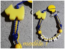 Attache sucette personnalisée