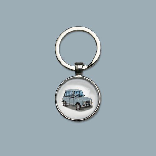 Porte clés clan gris - r4,