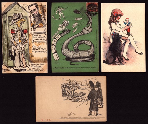 Cartes postales politique - cartes,