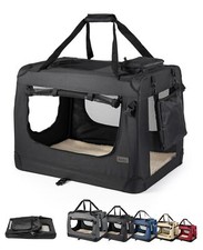 Caisse de Transport Pliable pour Chien & Chat 70x52x50 cm Tissu Oxford Robust...