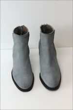 MINKA DESIGN  Bottines Boots Croûte de Cuir  Gris Clair Doublées Cuir T 38 TTBE