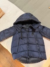 Doudoune plumes, femme, bleu