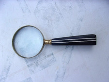 loupe à main manche bakélite