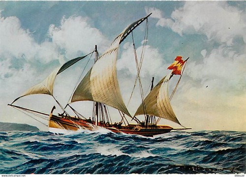 Carte postale bateaux - -,