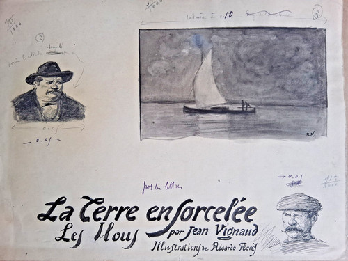 Dessin original signé ricardo - dessin,