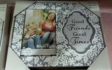 Cadre lumineux MDF gris crème Juliana « Bright Lights » Good Friends Times