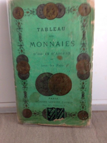 Tableau des monnaies - monnaies, argent